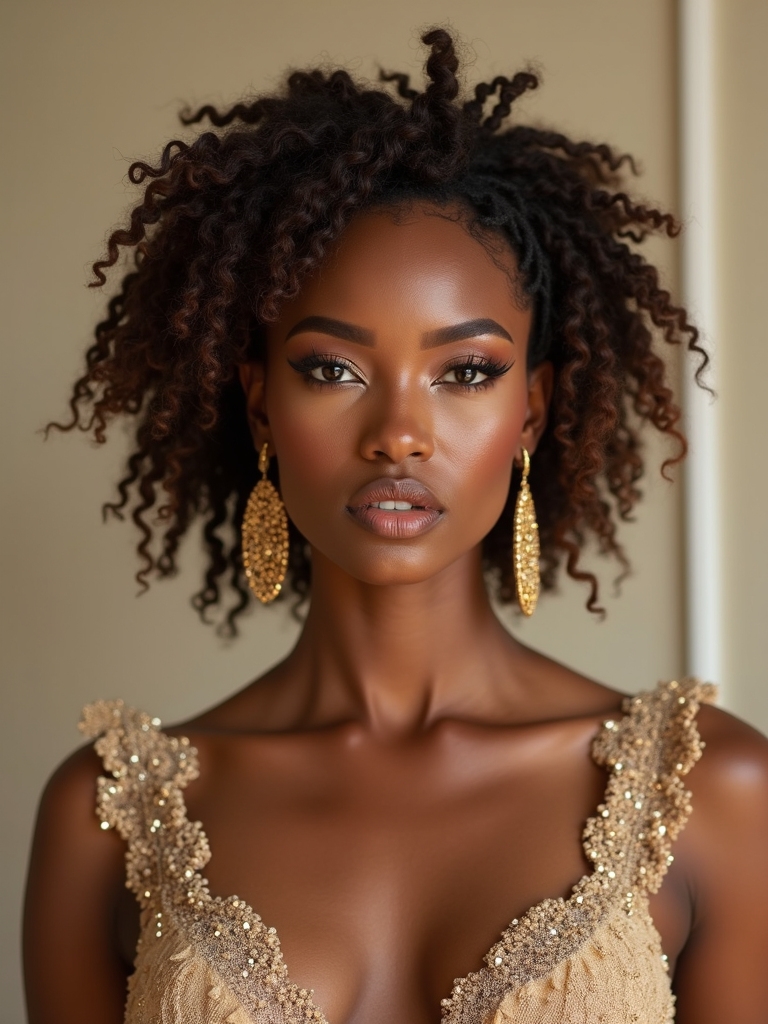 ethiopian bridal hairstyle elegance