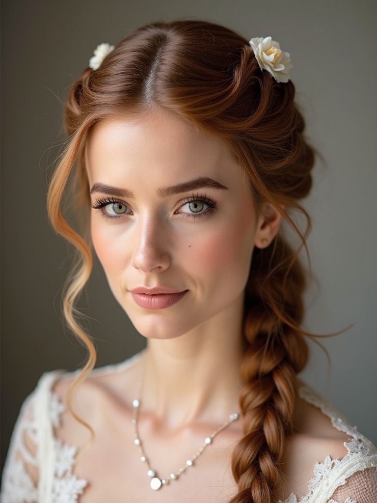 fairytale inspired braided updos