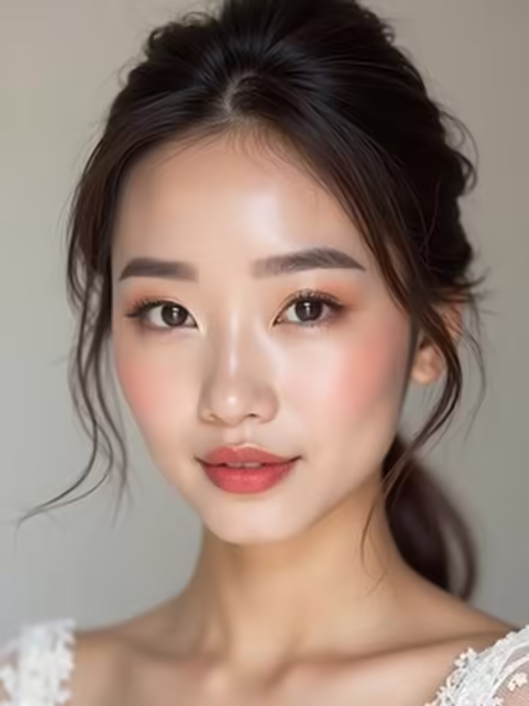 feathered brows for brides