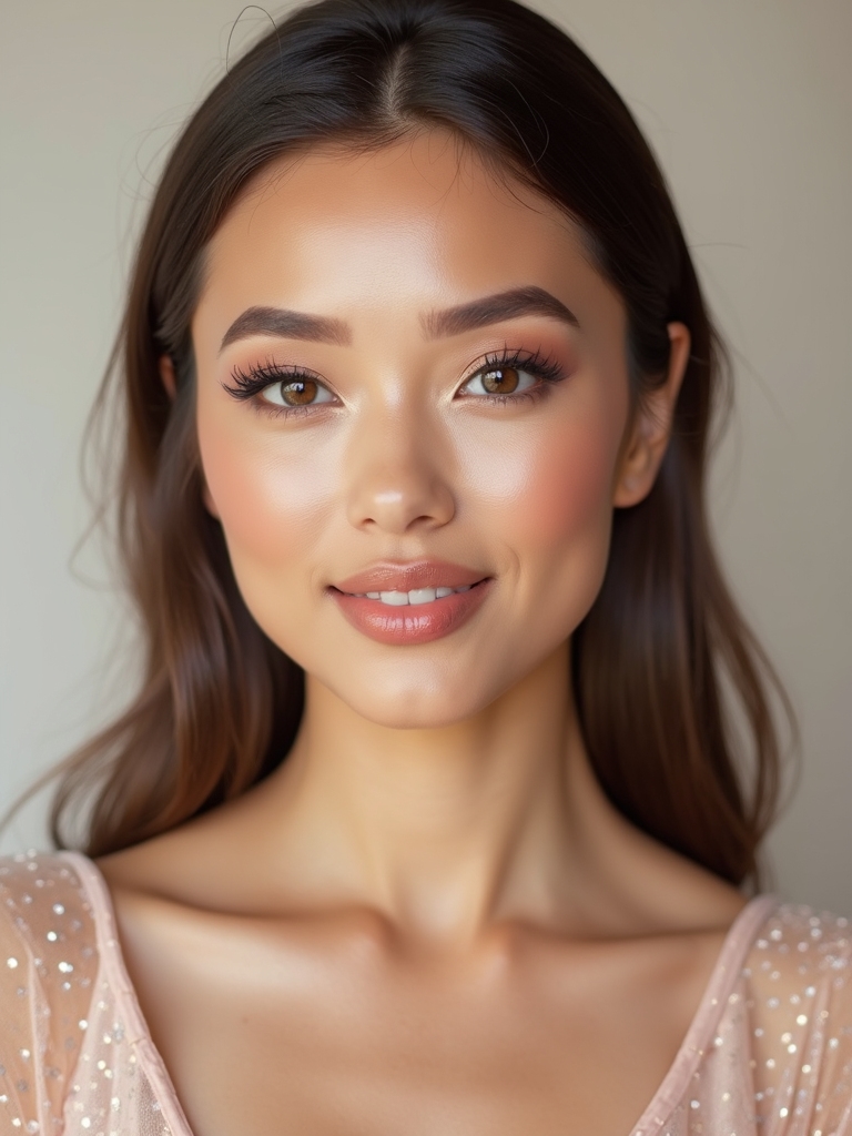 flattering blush and lip colors