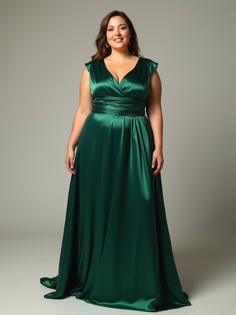 flattering dresses for curves