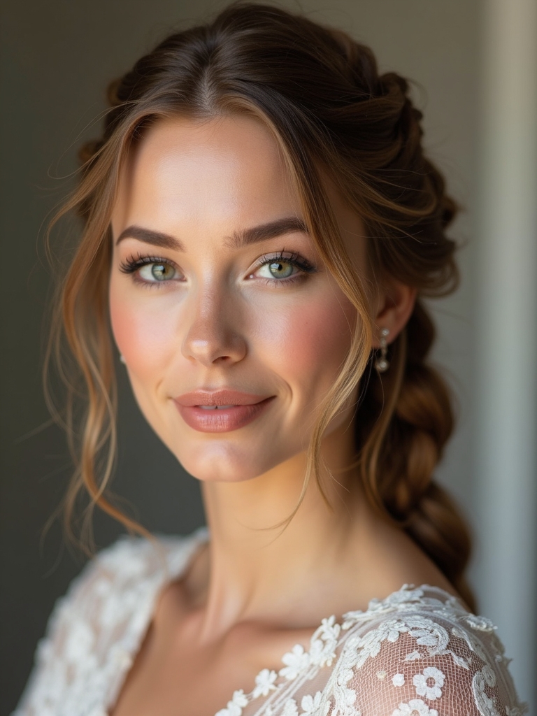 flattering face framing braids