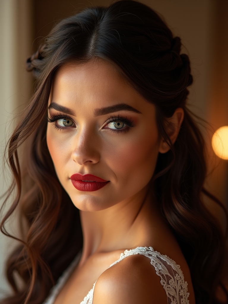 flattering hairstyles for bridesmaids