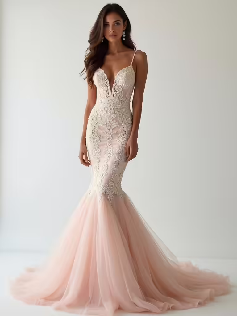 flattering hourglass silhouette gowns