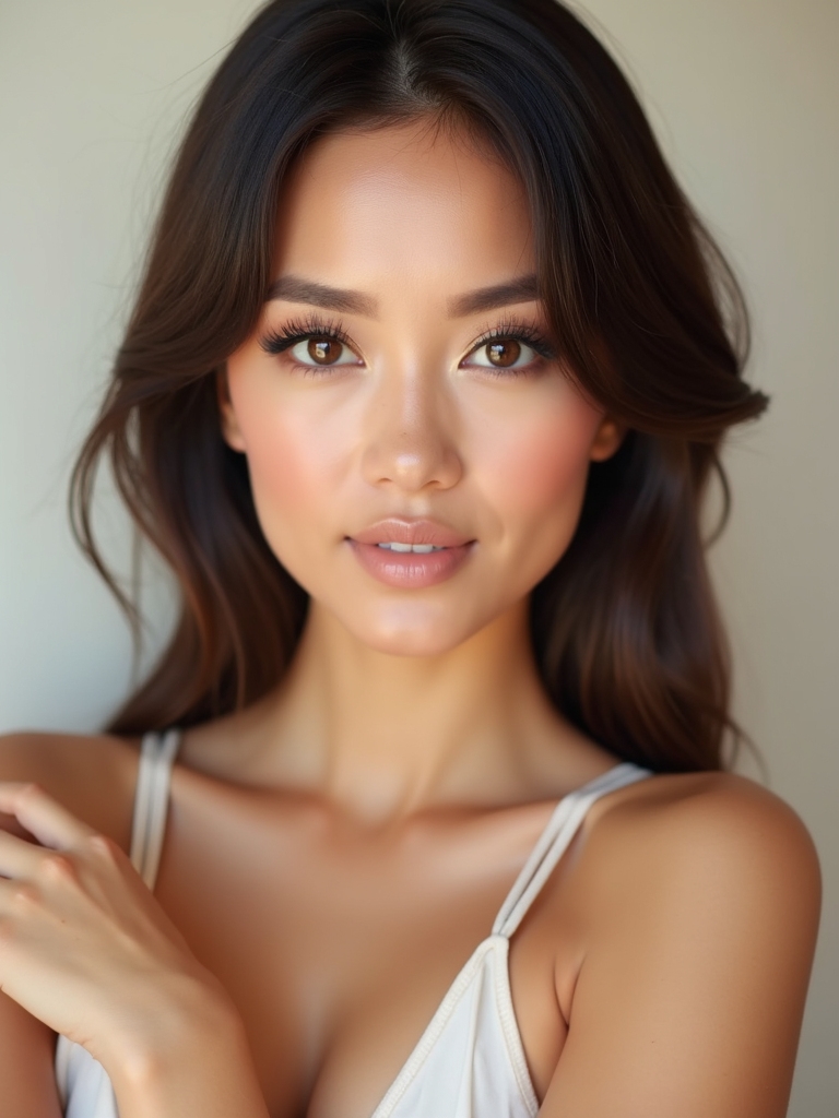 flattering makeup for brown eyes