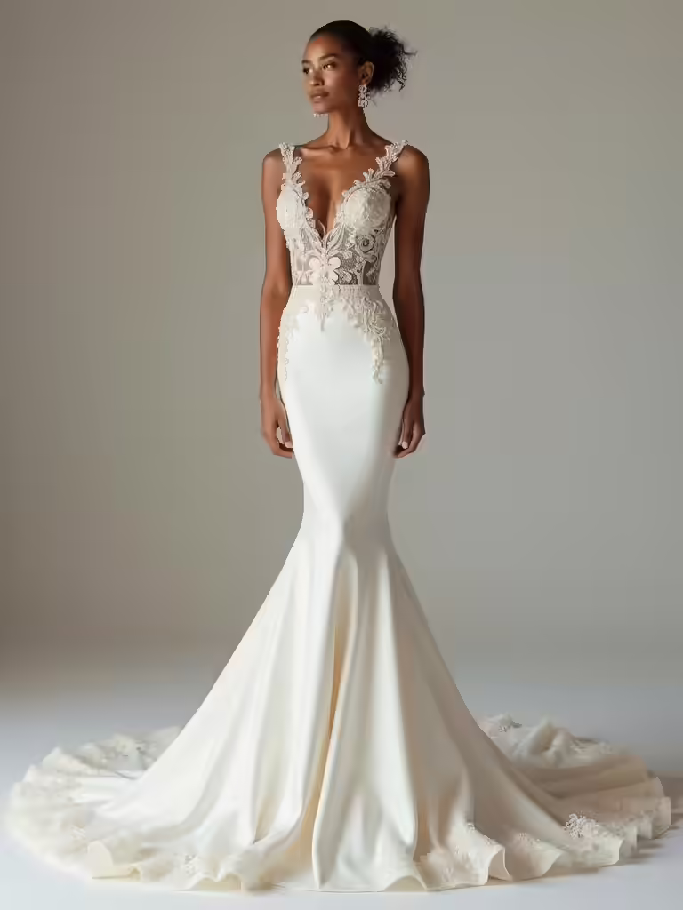 flattering mermaid dress styles