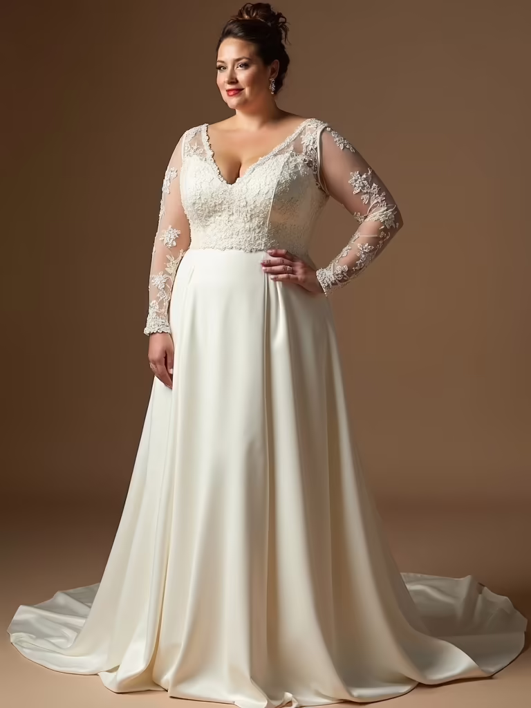 flattering plus size sleeves