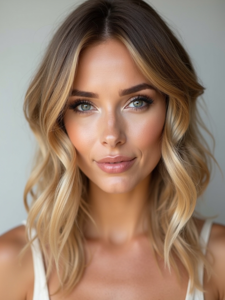 flattering side swept bangs silhouette