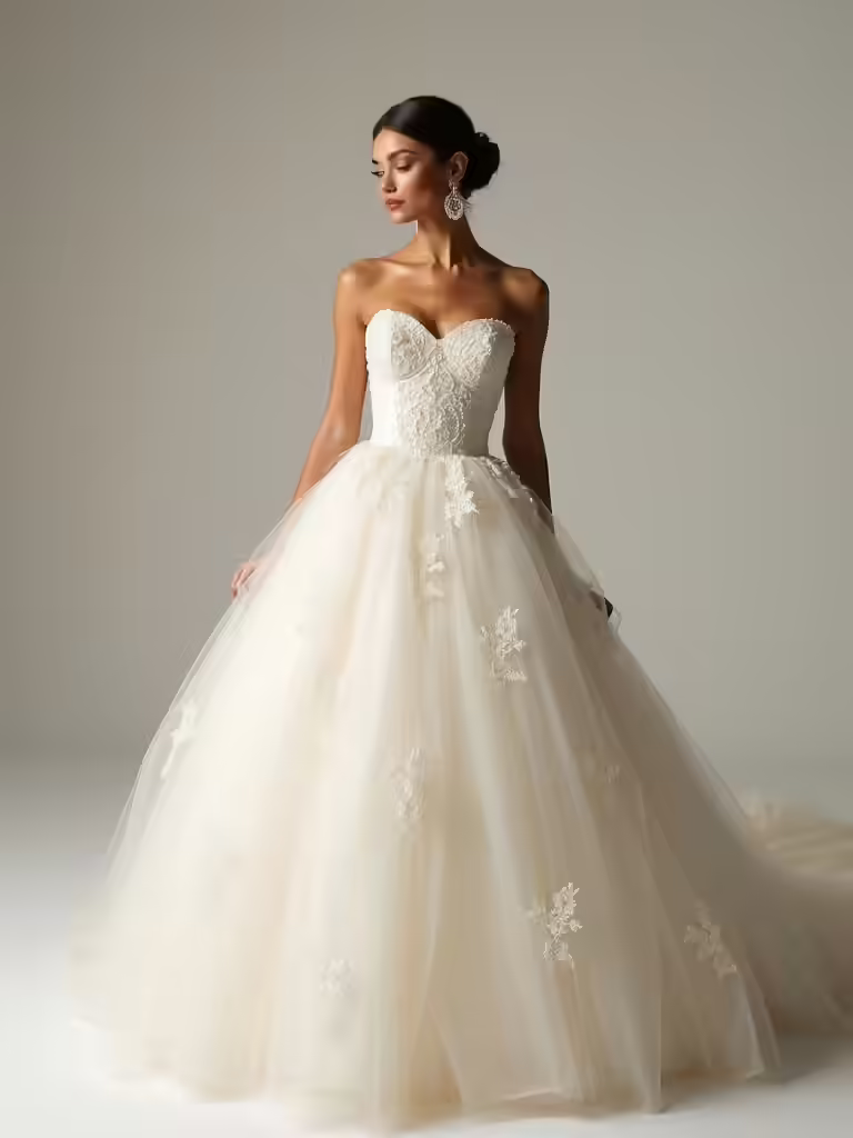 flattering wedding dress silhouettes