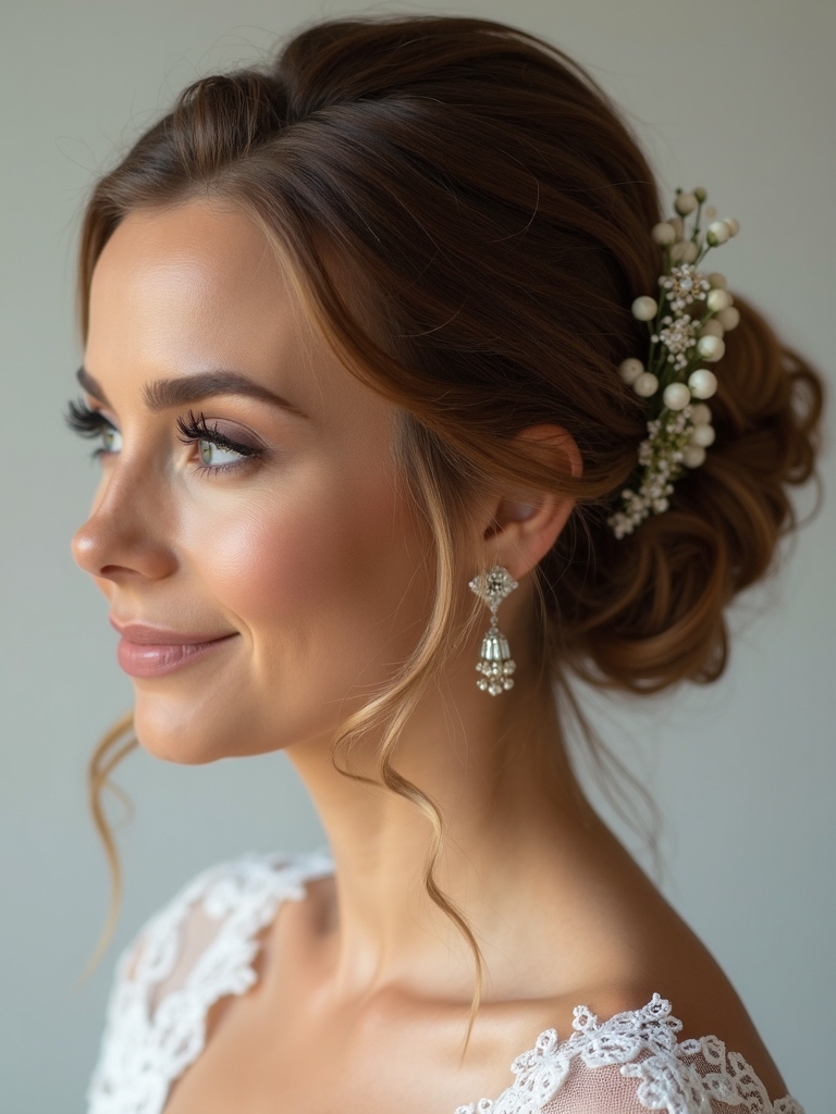 flawless bridesmaid updos secured