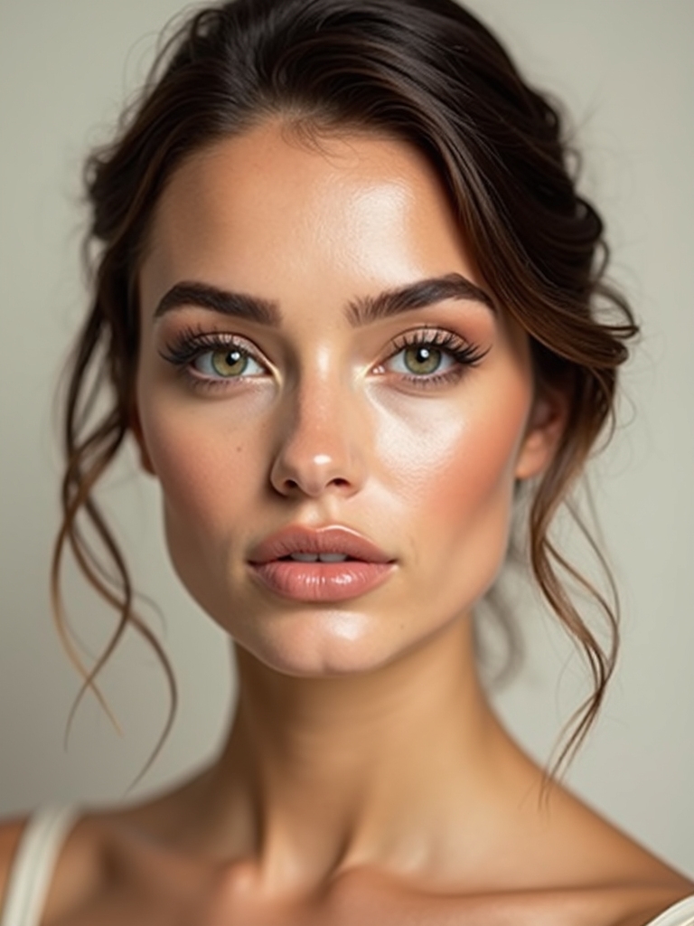 flawless makeup for green eyes