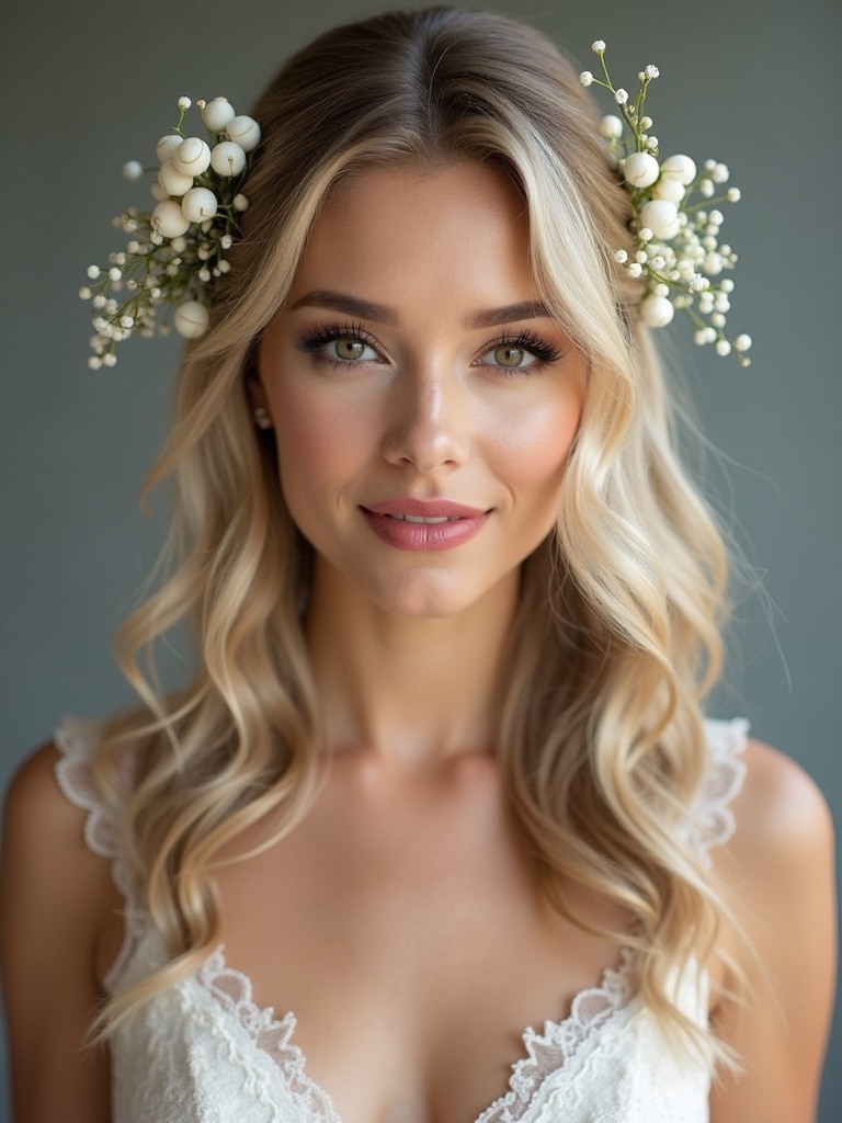 floral accents for bridesmaids