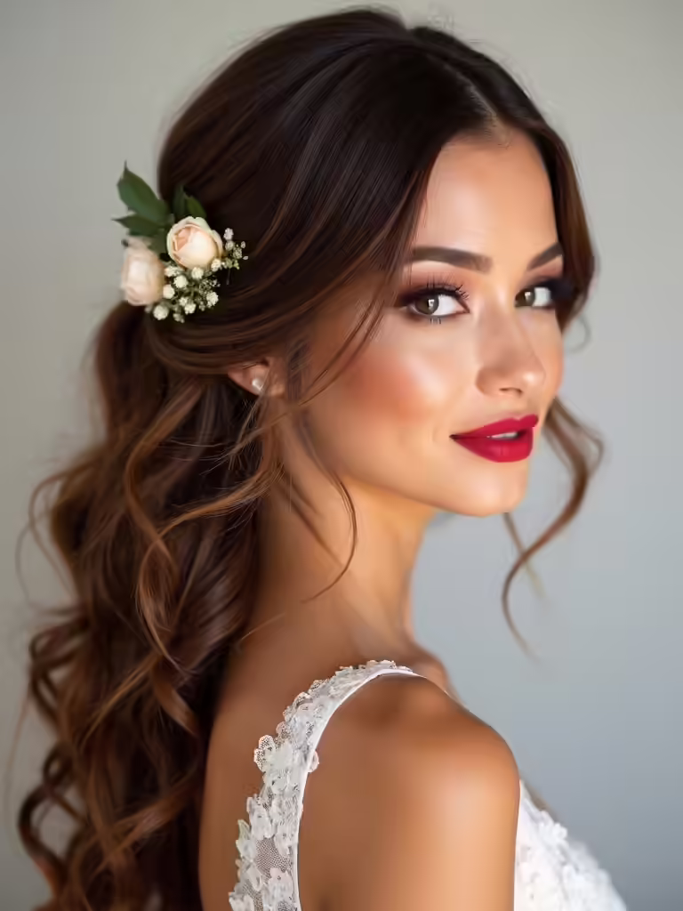 floral accents for bridesmaids