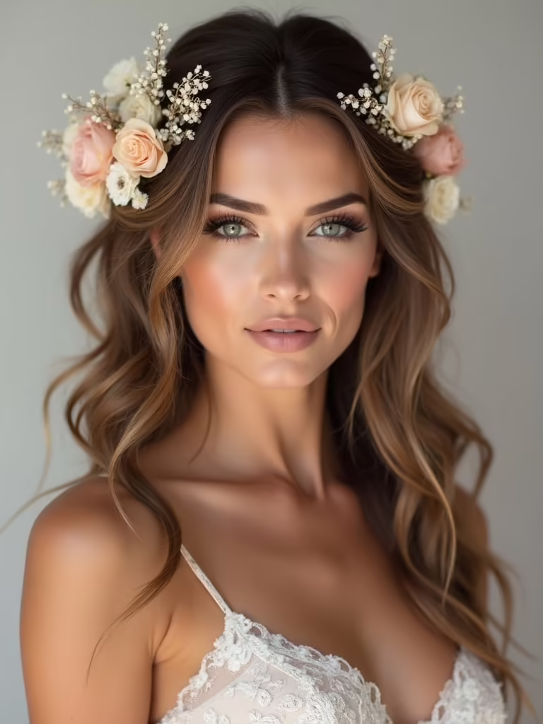 floral accents for hairstyles