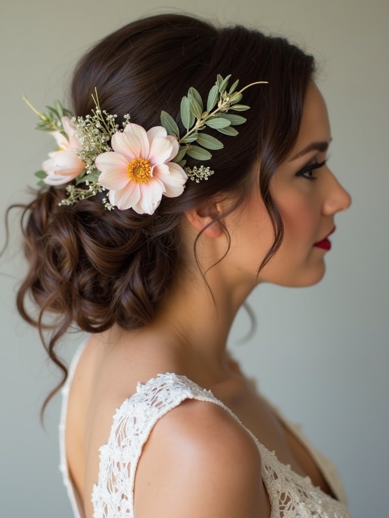 flowers enhance bridal beauty