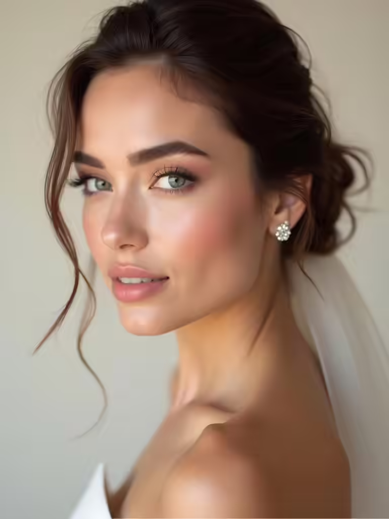 fresh natural bridal glow