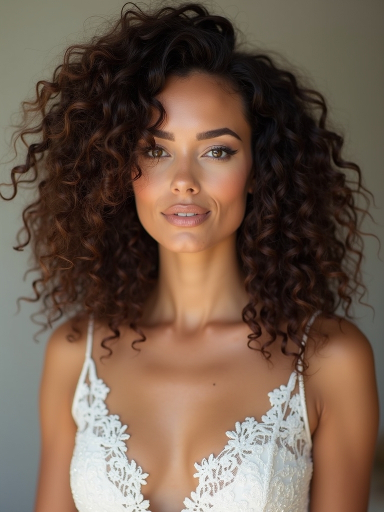 front volume for curls