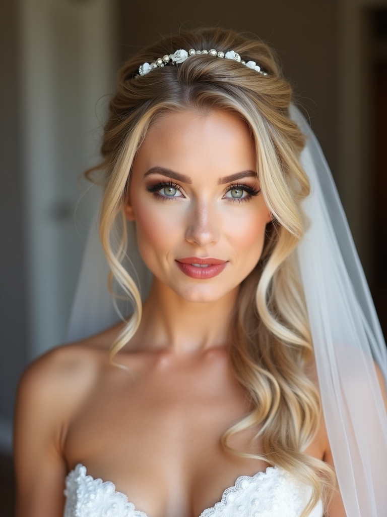 gentle halo crown braid