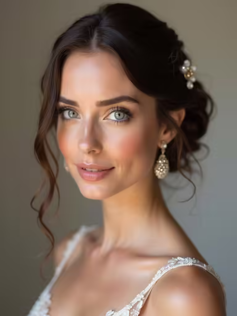 geometric modern bridal accessories