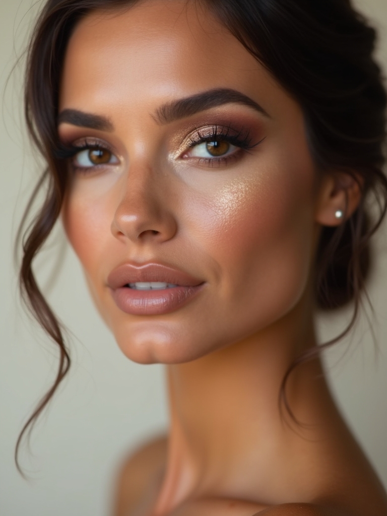 glamorous bridal eye makeup
