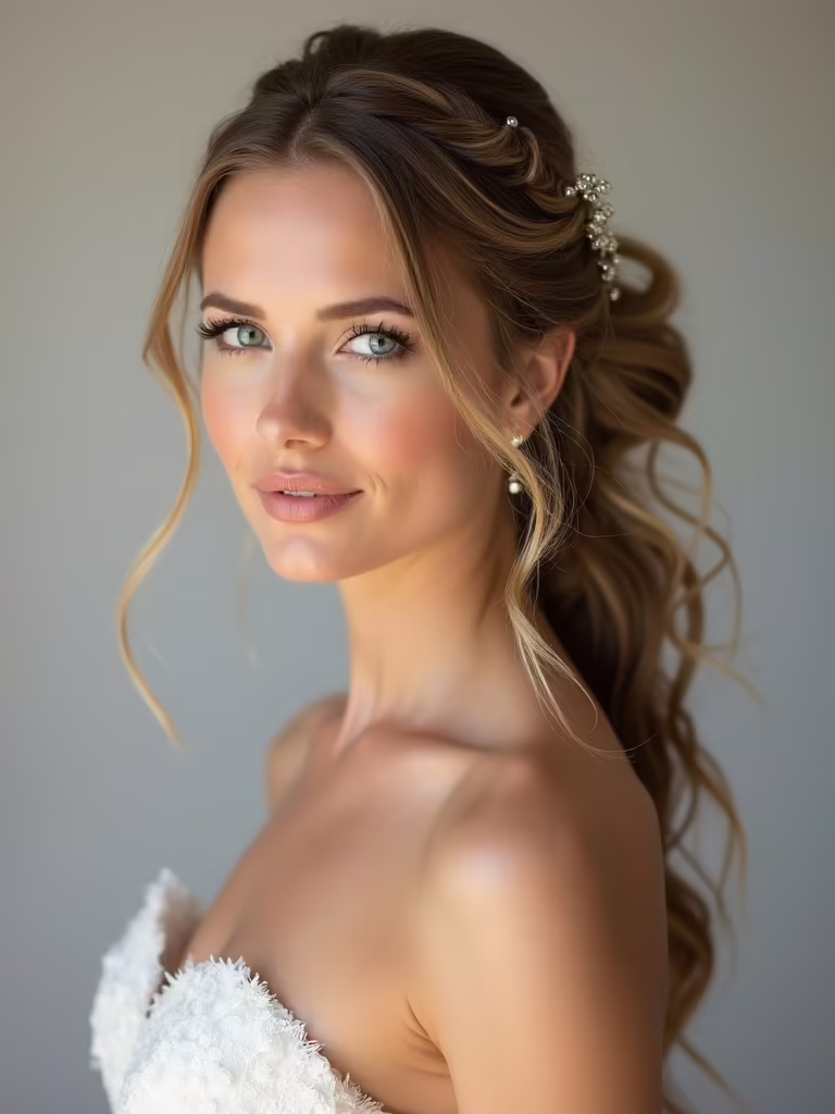 glamorous bridal hair inspiration