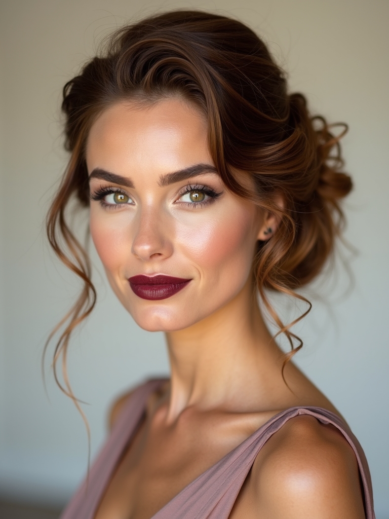 glamorous curls for elegance