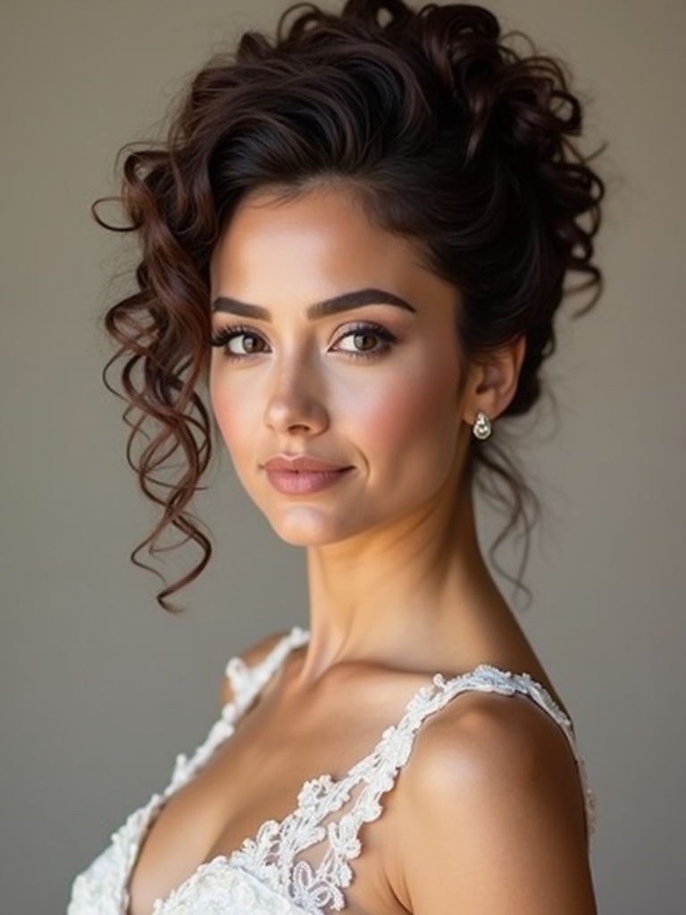 glamorous secure timeless updo