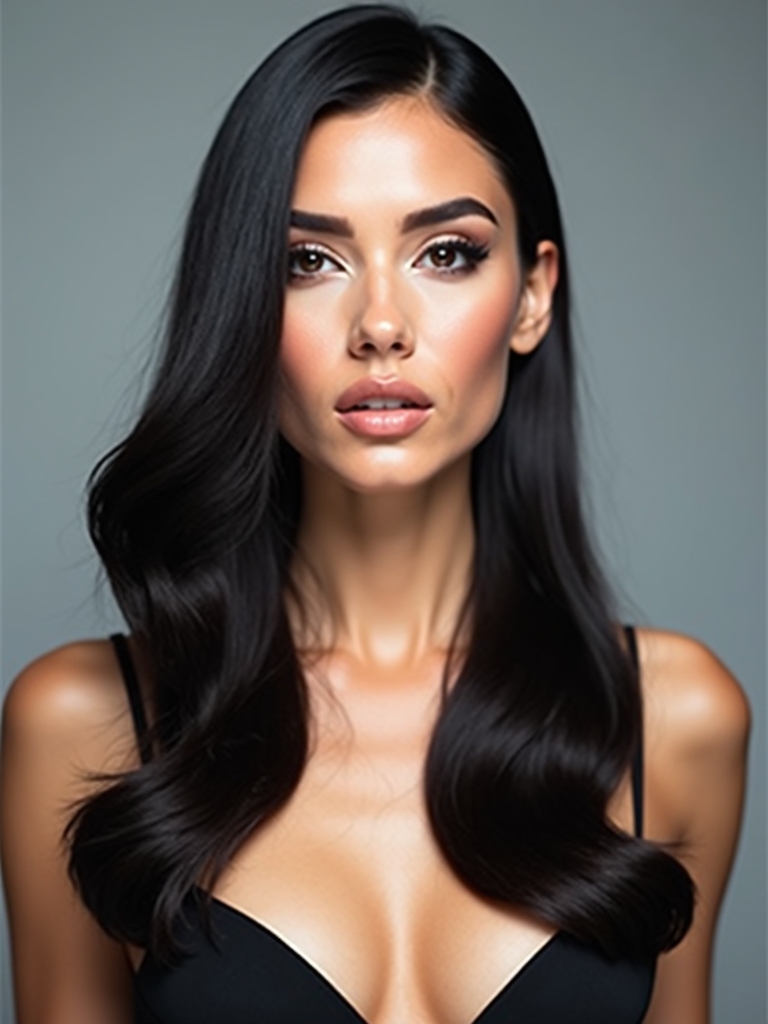 glassy refined hairstyle technique