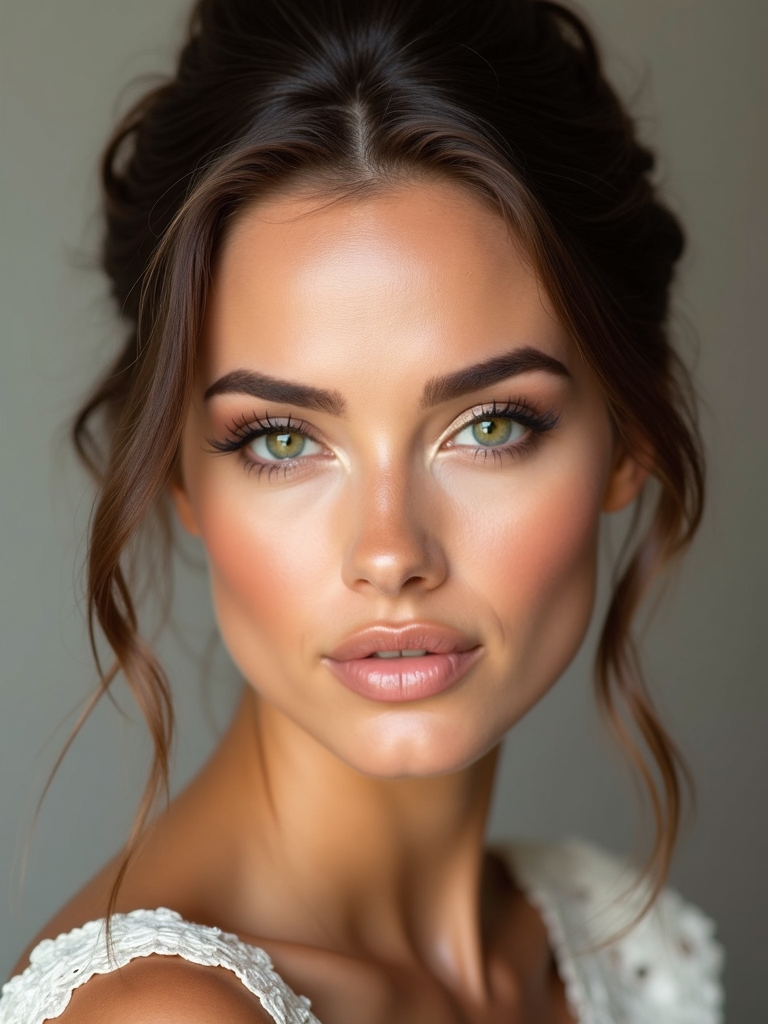 glistening green eyes glamour