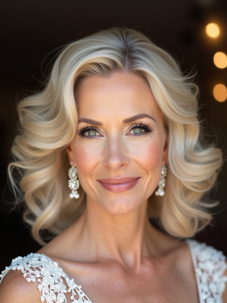 graceful soft wave styling