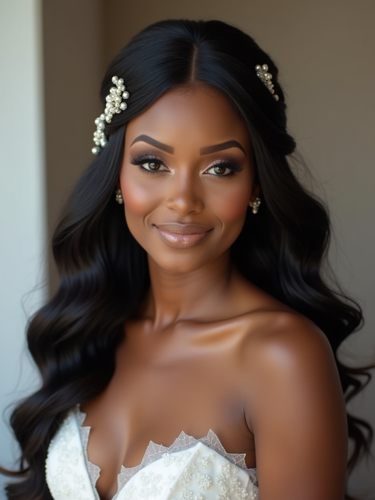 half up half down elegance