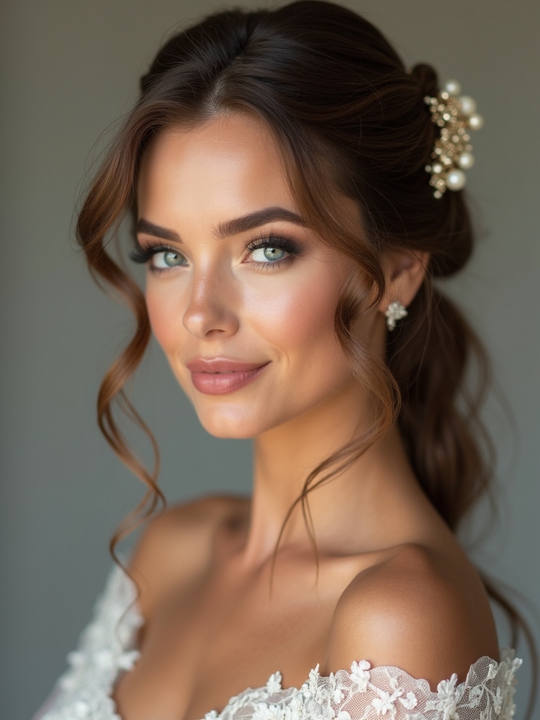 half up half down elegance
