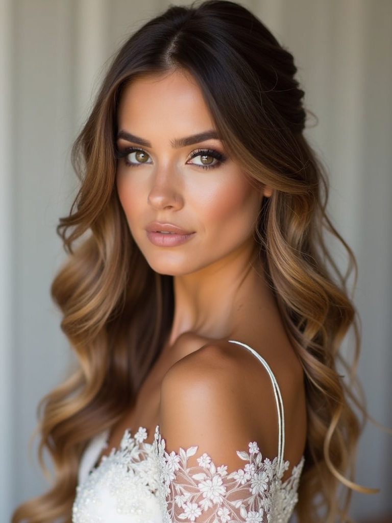 half up half down elegance