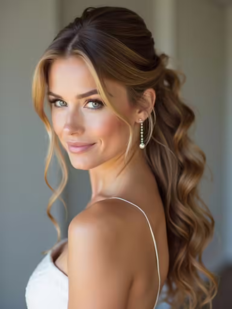 half up ponytail styling tips