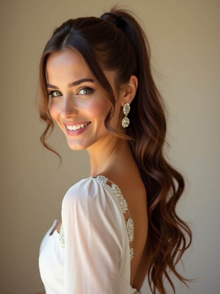 half up ponytail styling tips