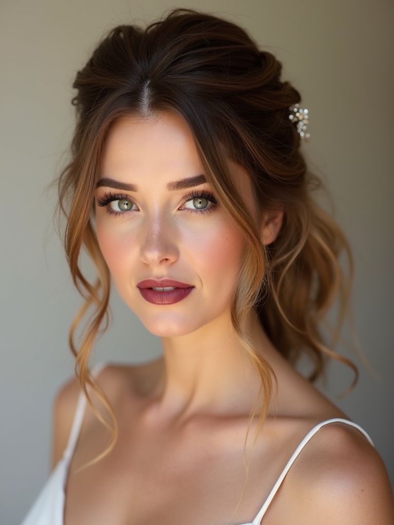 half up twist hairstyle tutorial