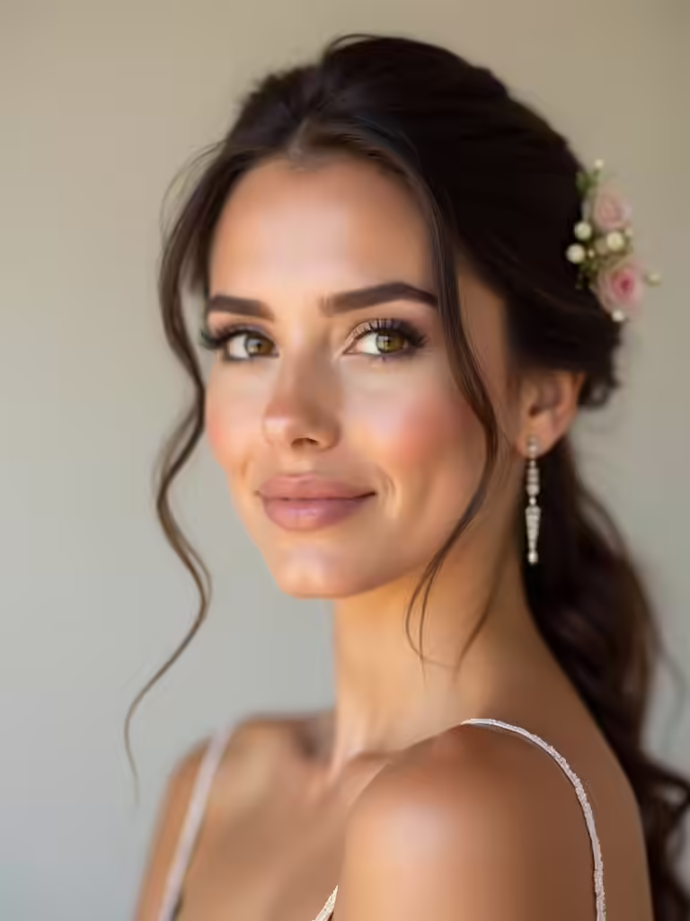 harmonizing bridal makeup tones