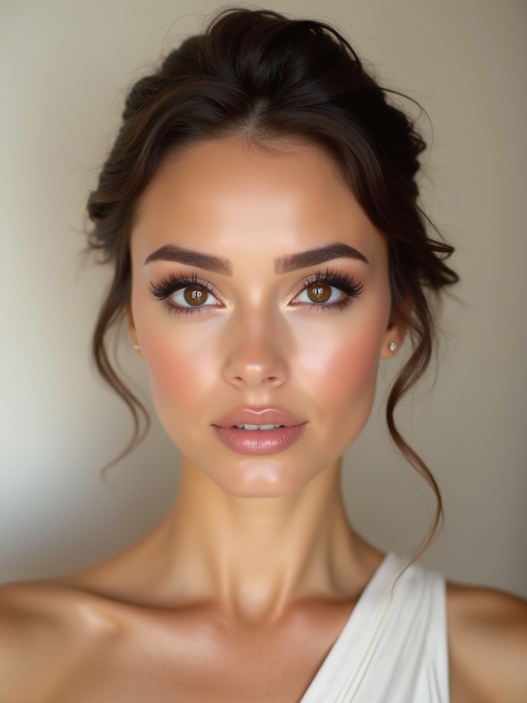 hazel eyes golden glamour