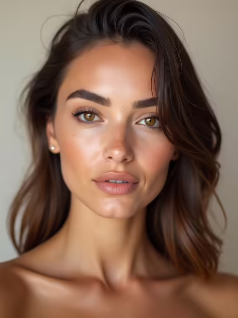 hazel eyes warm tones