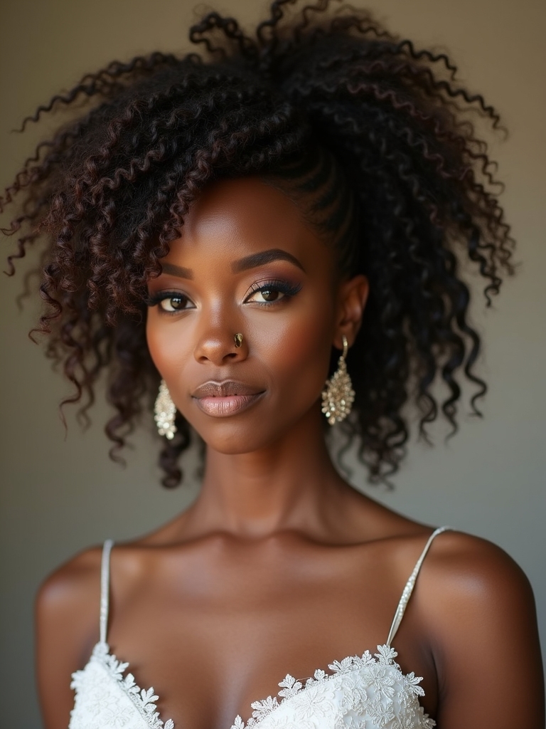 heritage inspired black bridal hairstyles