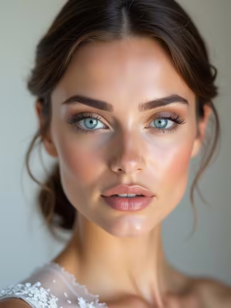 icy base enhances blue eyes