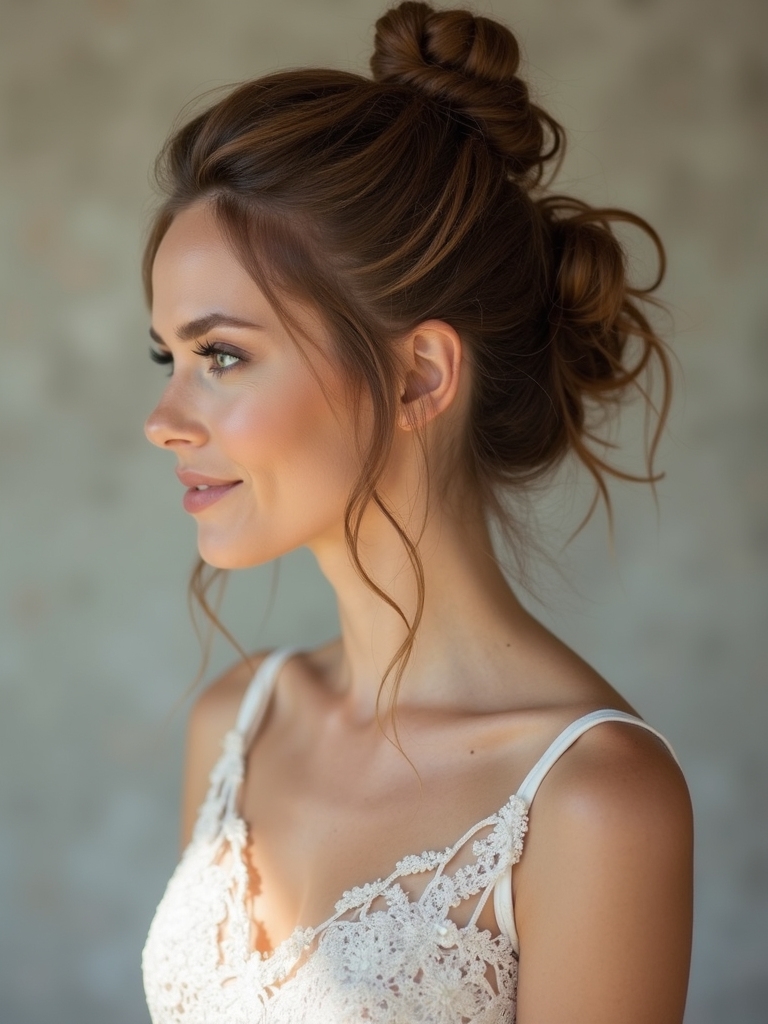 knotted bun styling techniques