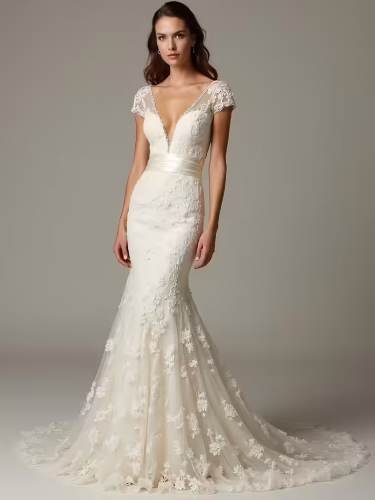 lace and satin elegance