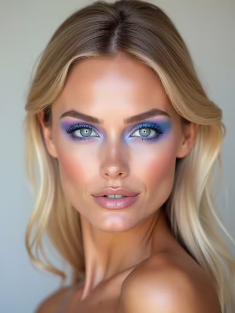 lavender lilac bridal eye accents