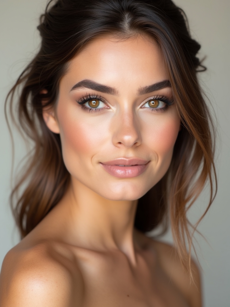 layered cream shadow technique