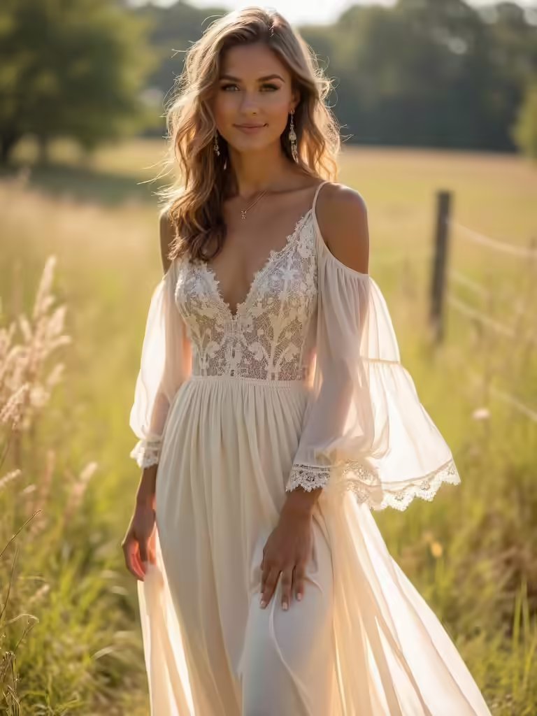 light flowy fabric selection