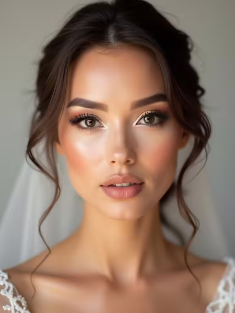 makeup harmonizes with attire