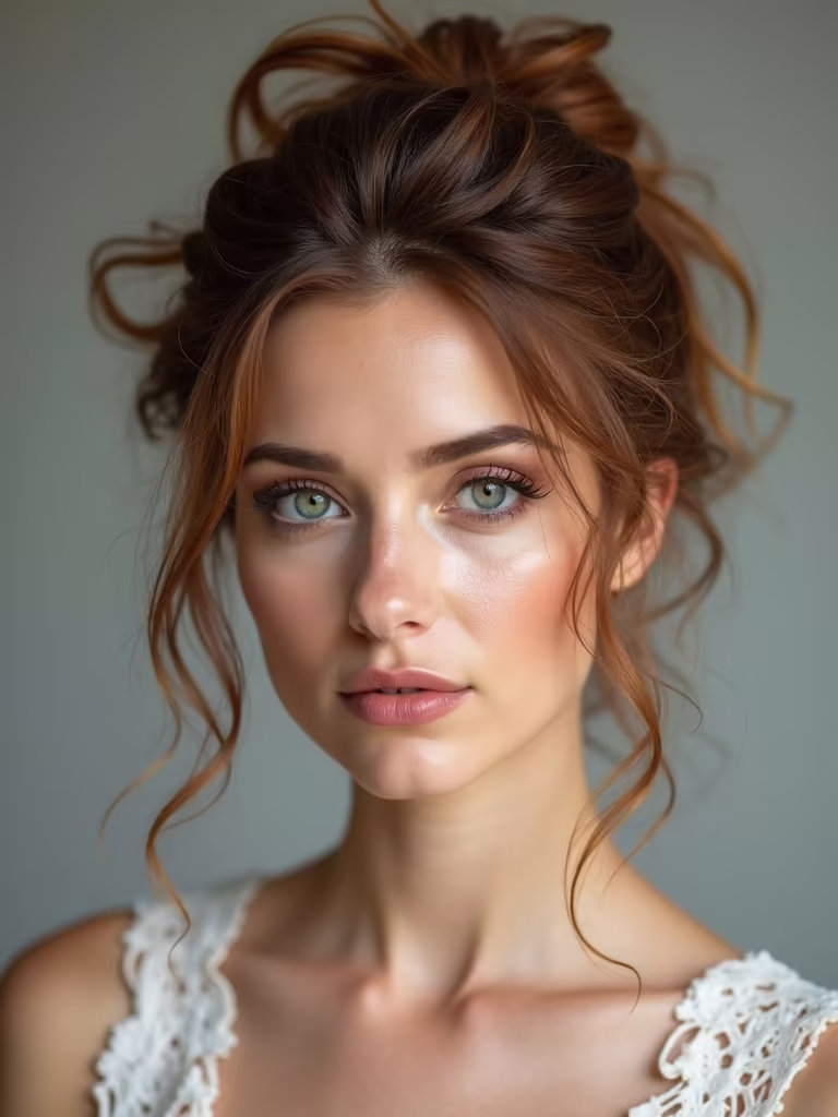 messy bridal hairstyle ideas
