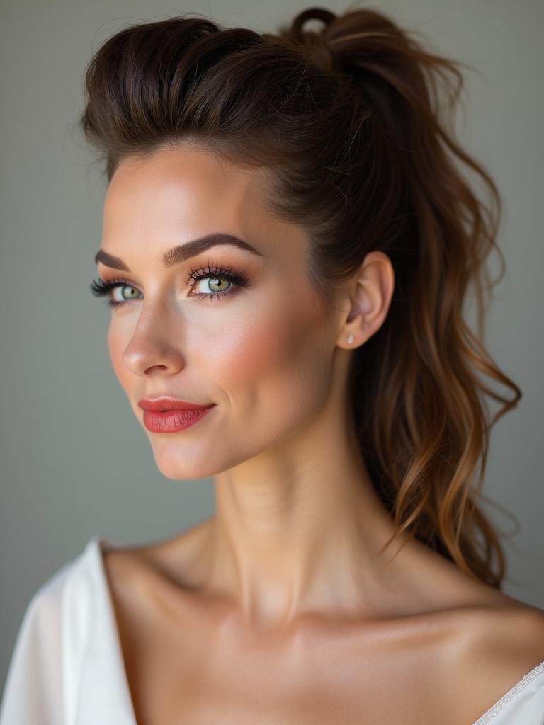 mini faux hawk pony