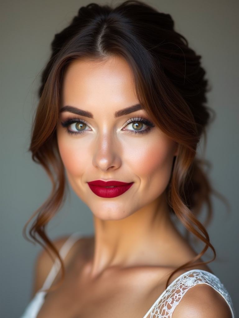 modern effortless bridal shine